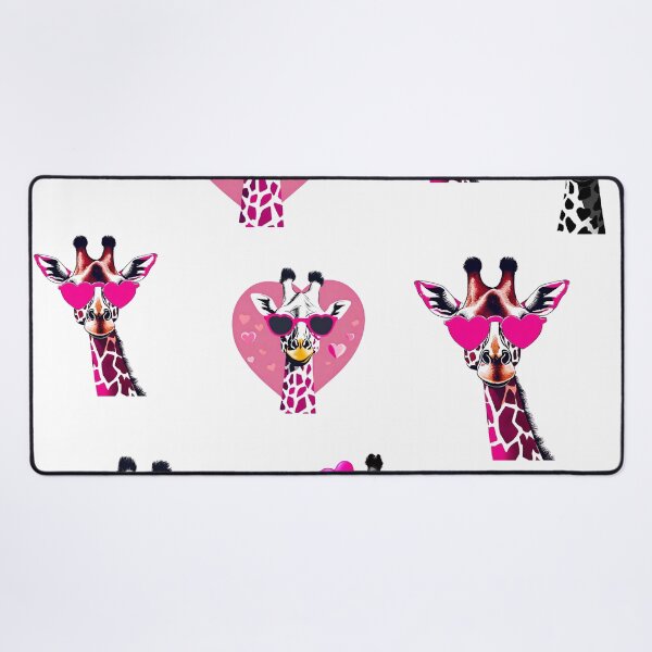 Item preview, Cute Giraffe in Love Glasses Pattern 1 designed and sold by Tom-Johnson.