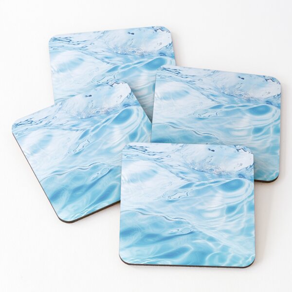Item preview, Close-Up of Turquoise Water Ripples and Patterns designed and sold by NatureUnleashed.