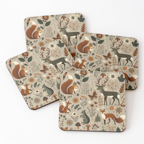 Item preview, Forest Fauna Pattern designed and sold by Haji  Kamora.