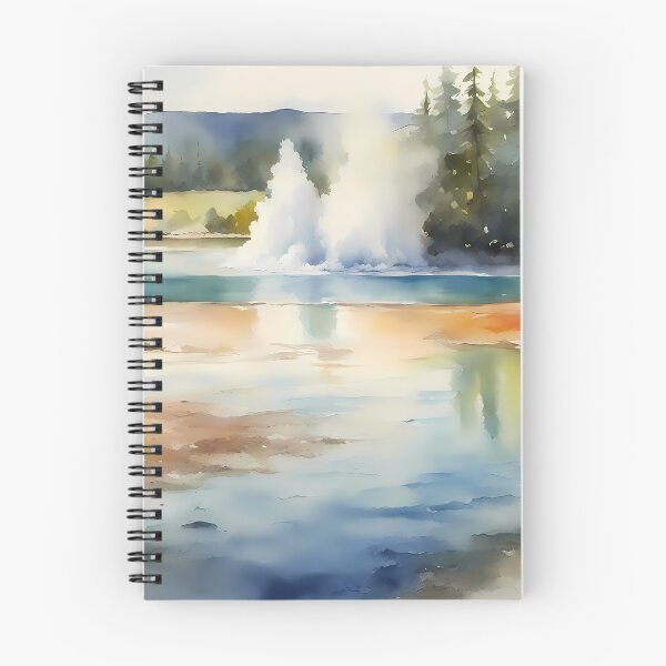Item preview, Geyser Erupting in National Park designed and sold by CalmnessbyChoice.