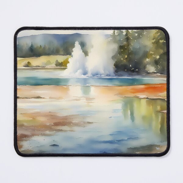 Item preview, Geyser Erupting in National Park designed and sold by CalmnessbyChoice.