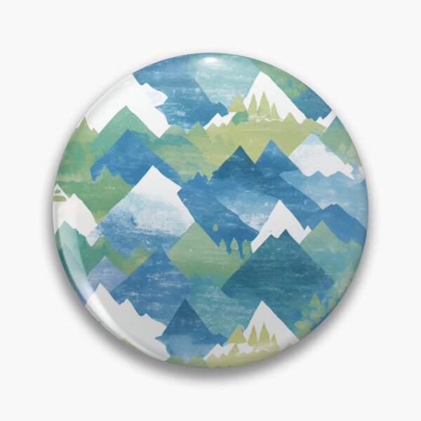 Item preview, Abstract Green Mountains designed and sold by NicolasGlowArt.