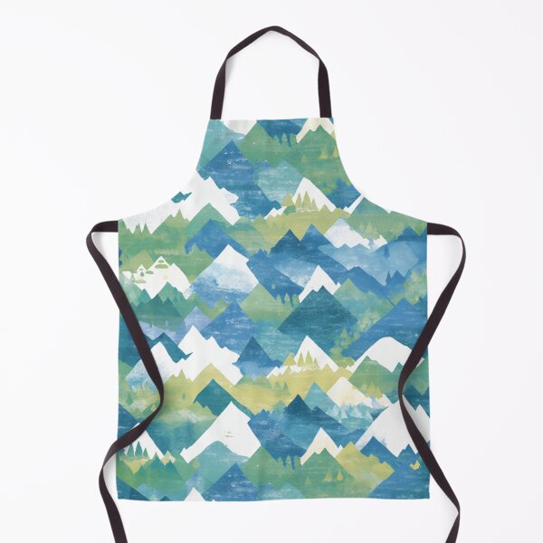 Item preview, Abstract Green Mountains designed and sold by NicolasGlowArt.