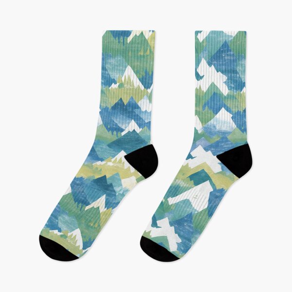 Item preview, Abstract Green Mountains designed and sold by NicolasGlowArt.