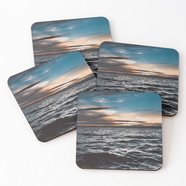 Item preview, Sunset Ocean Waves with Rippling Water Patterns designed and sold by NatureUnleashed.
