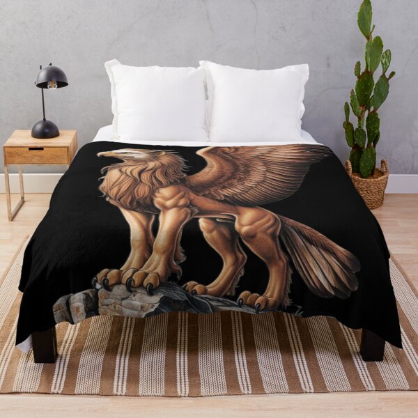 Item preview, Majestic Griffin on Rocky Outcrop designed and sold by czarnyfeniks.