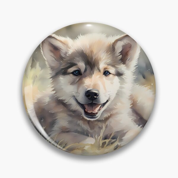 Item preview, Young Wild Wolf Cub designed and sold by CalmnessbyChoice.