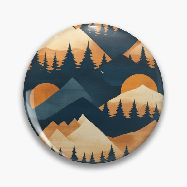 Item preview, Abstract Sunrise Mountains designed and sold by NicolasGlowArt.