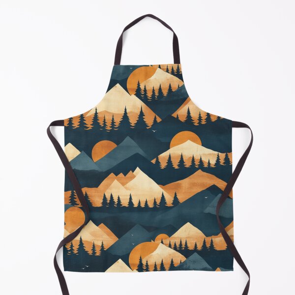 Item preview, Abstract Sunrise Mountains designed and sold by NicolasGlowArt.