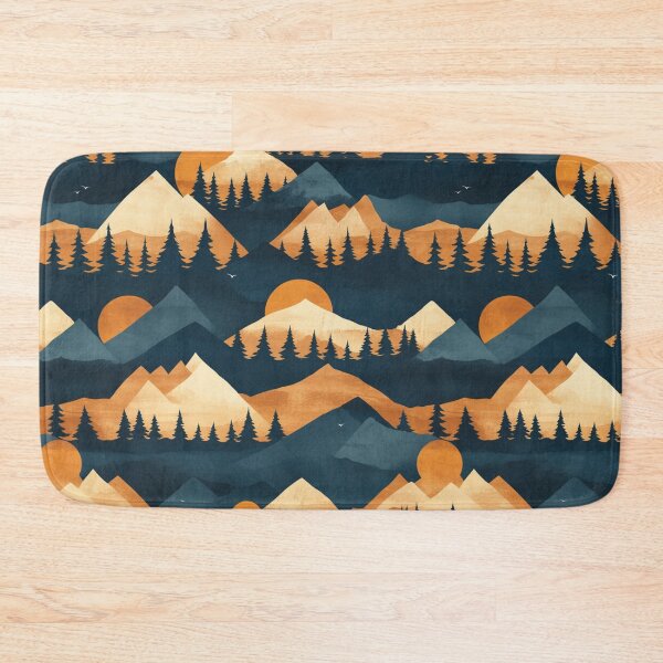 Item preview, Abstract Sunrise Mountains designed and sold by NicolasGlowArt.