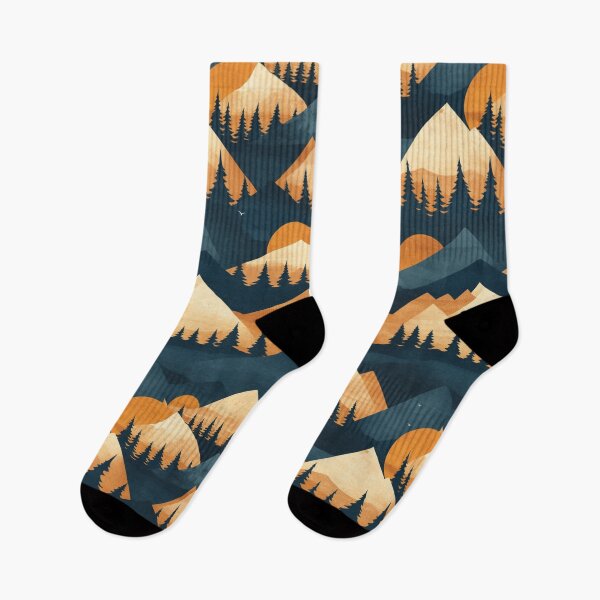 Item preview, Abstract Sunrise Mountains designed and sold by NicolasGlowArt.