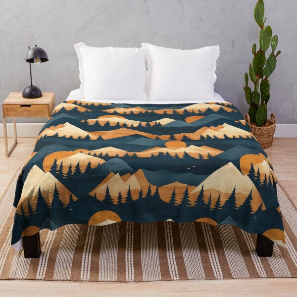 Item preview, Abstract Sunrise Mountains designed and sold by NicolasGlowArt.