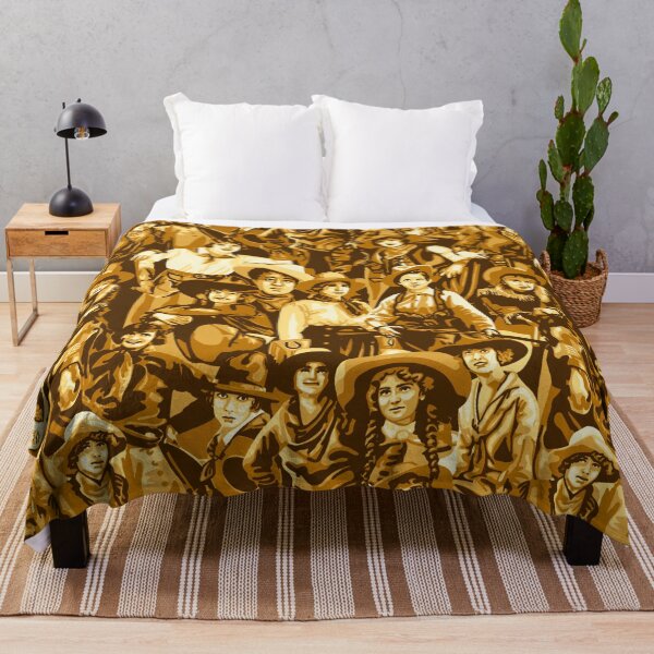 Item preview, Old West Cowgirls All-Over Print designed and sold by Unhinged Heather.