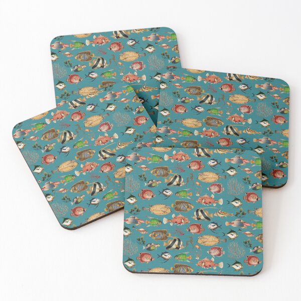 Item preview, Oceania  Teal  Nightgarden designed and sold by UtArt.