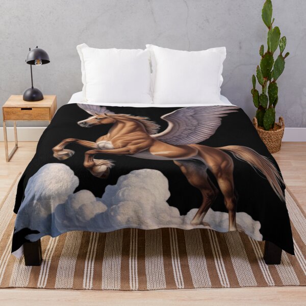 Item preview, Pegasus Soaring Among the Clouds designed and sold by czarnyfeniks.