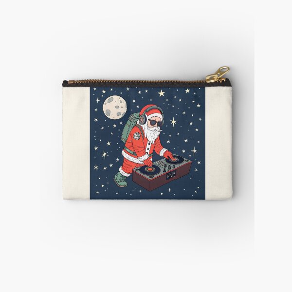 Item preview, DJ Santa in open space designed and sold by AhArtMe.