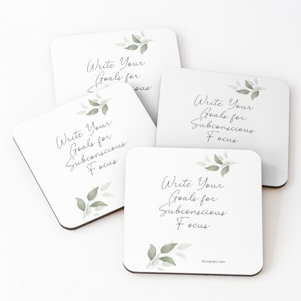 Item preview, Write Your Goals for Subconscious Focus designed and sold by CUTESTUFFnow.