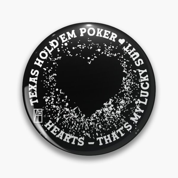 Item preview, GAME - POKER - TEXAS HOLDEM - Hearts - That's my lucky suit - 1 designed and sold by ArtProjectShop.