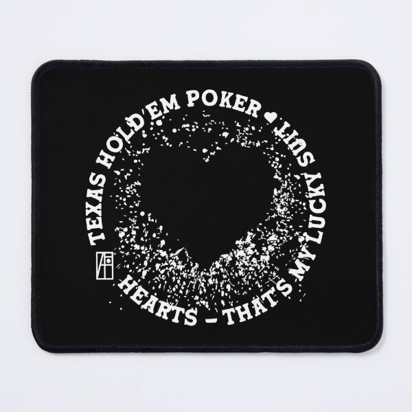 Item preview, GAME - POKER - TEXAS HOLDEM - Hearts - That's my lucky suit - 1 designed and sold by ArtProjectShop.