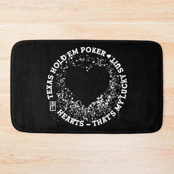 Item preview, GAME - POKER - TEXAS HOLDEM - Hearts - That's my lucky suit - 1 designed and sold by ArtProjectShop.