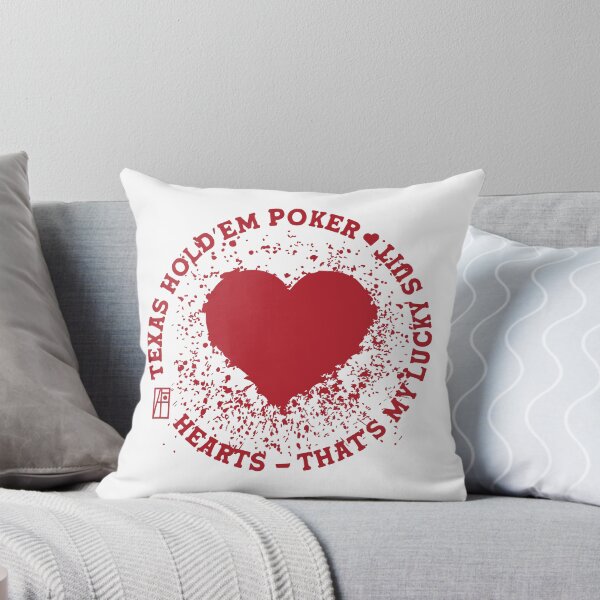Item preview, GAME - POKER - TEXAS HOLDEM - Hearts - That's my lucky suit - 2 designed and sold by ArtProjectShop.