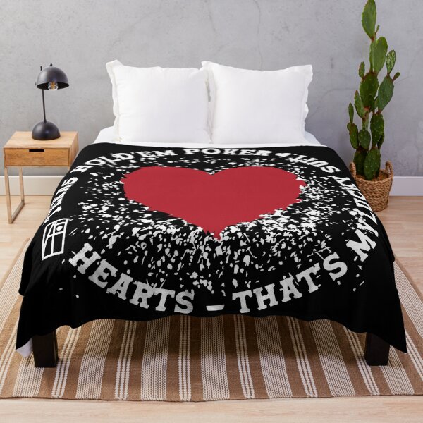 Item preview, GAME - POKER - TEXAS HOLDEM - Hearts - That's my lucky suit - 3 designed and sold by ArtProjectShop.