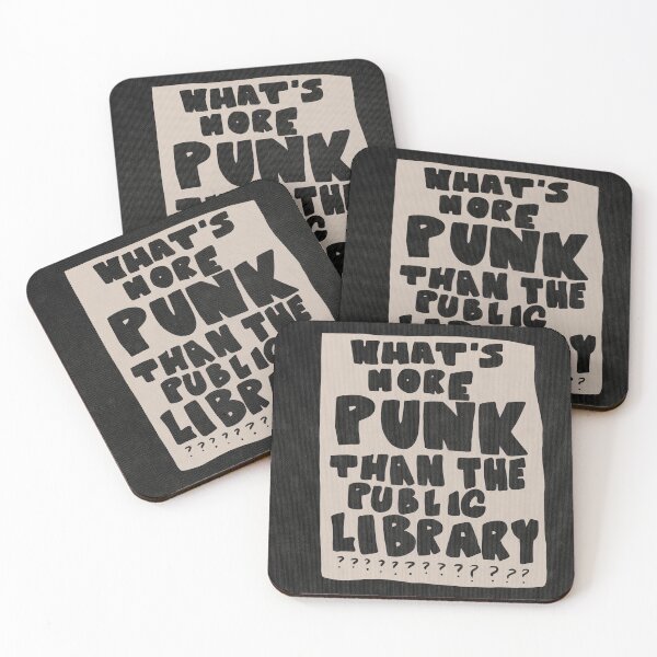 Item preview, what’s more punk than the public library designed and sold by groovygreengal.