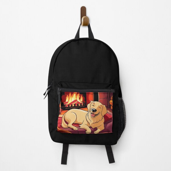 Item preview, Cozy Nights by the Fireplace – Dog Edition designed and sold by FurRealArt.