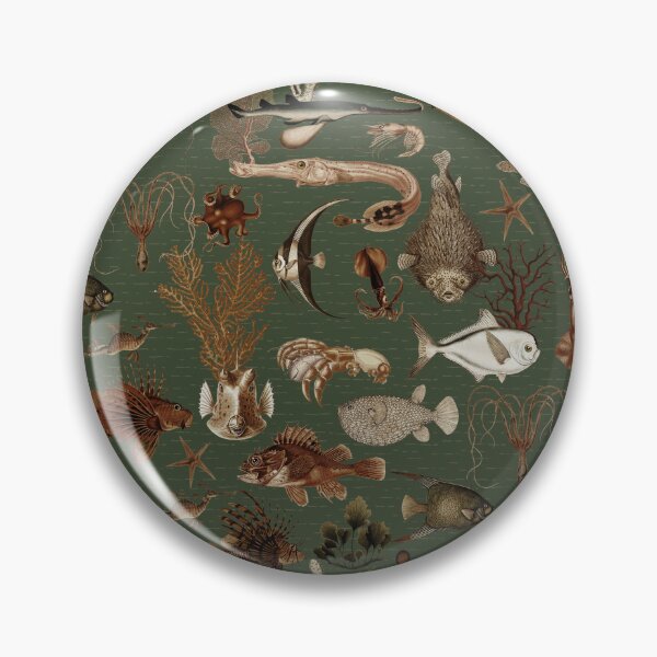 Item preview, Oceania Sepia Green Nightgarden designed and sold by UtArt.