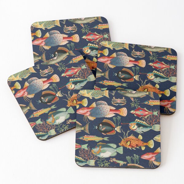 Item preview, Oceania Night Blue  Nightgarden designed and sold by UtArt.