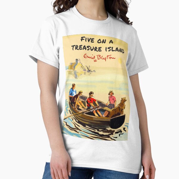 Artikel-Vorschau von Fünf Freunde von Enid Blyton Fünf auf der Schatzinsel, designt und verkauft von booksnbobs.