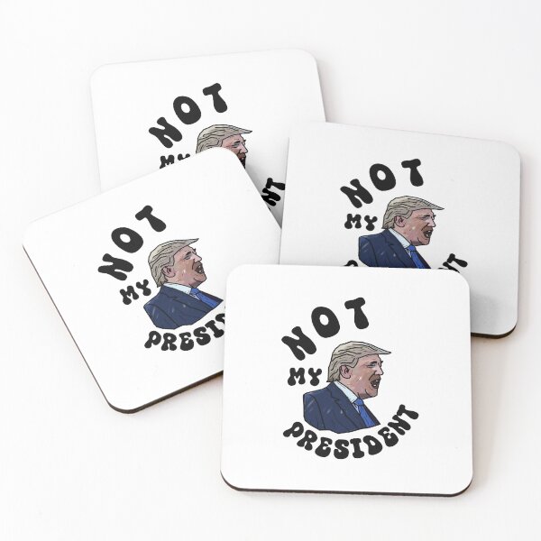 Item preview, Not My President Trump Sticker designed and sold by lemurdesigns.