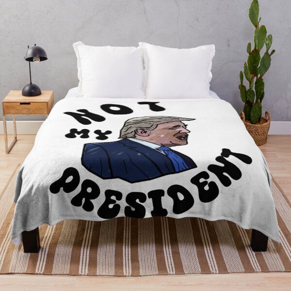 Item preview, Not My President Trump Sticker designed and sold by lemurdesigns.