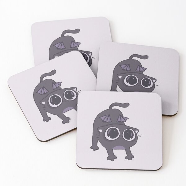 Item preview, Tiny playful bat cat designed and sold by loulou-artifex.
