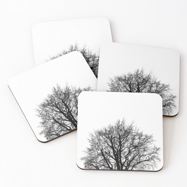 Item preview, Beech silhouette 2, monochrome square designed and sold by paulboizot.