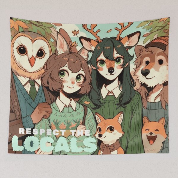 Item preview, Respect the Whimsical Woodlands Locals designed and sold by FaydeFlora.