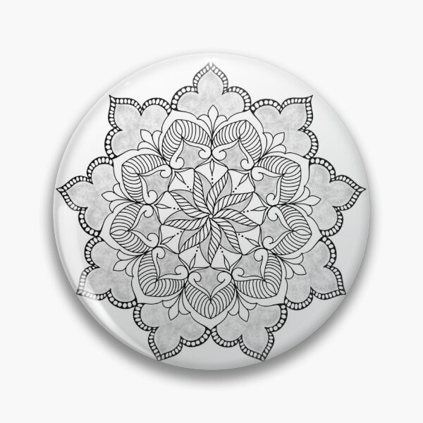 Item preview, Grey Shade Mandala designed and sold by Arwafinearts.