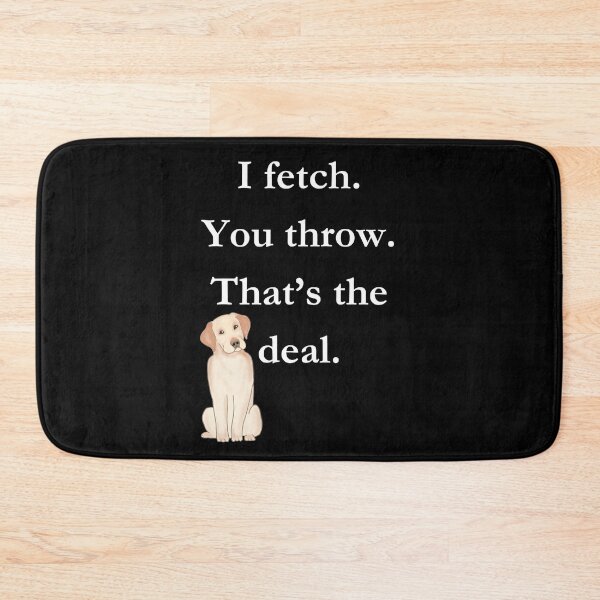 Item preview, I fetch. You throw. That’s the deal Doggie Classic Black Tee designed and sold by GeekySexyCool.