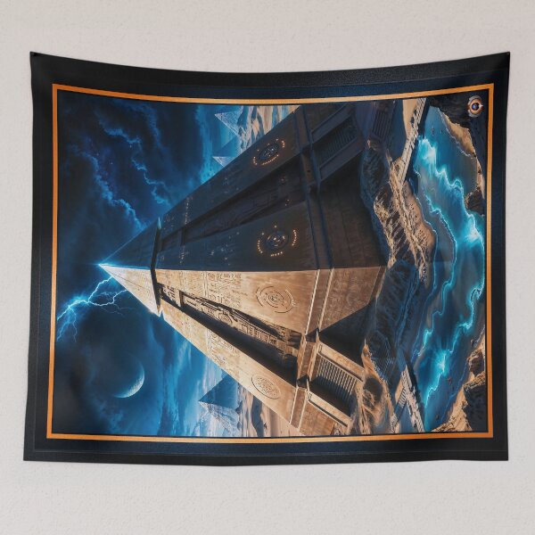 Item preview, Secrets Of A Lost Civilization Reveals The Grand Pyramid Of The Ancients Awe-Inspiring AI Concept Art by Xzendor7 designed and sold by Xzendor7 Digital Art Creations.