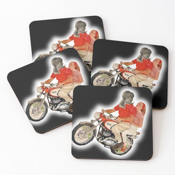 Item preview, Lesbianas en bicicleta - collage de playboy designed and sold by Alicia Perrelli.