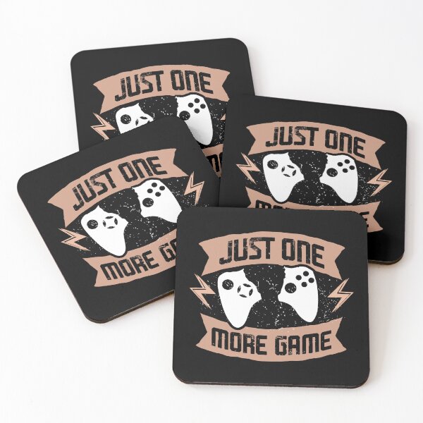 Item preview, Just One More Game: Gamer’s Addiction designed and sold by CleanDecor.