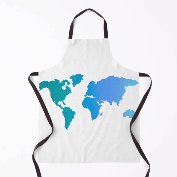 Item preview, Blue tones world map designed and sold by dudaoliveira.art.