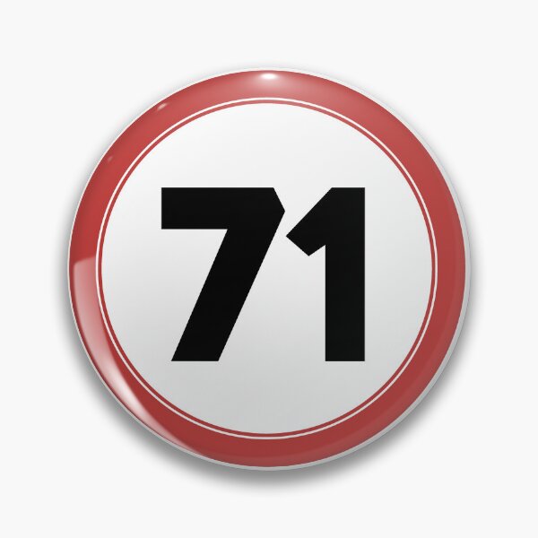 Item preview, Speed limit 71, happy 71st birthday designed and sold by Wolagno.