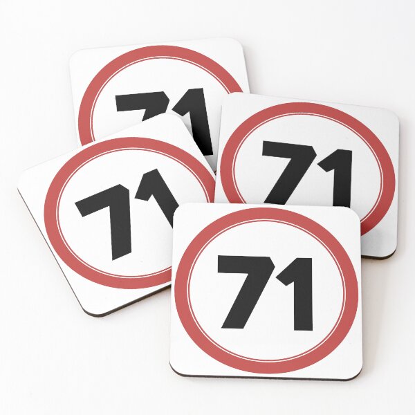 Item preview, Speed limit 71, happy 71st birthday designed and sold by Wolagno.
