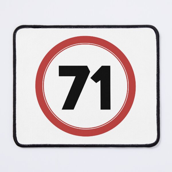 Item preview, Speed limit 71, happy 71st birthday designed and sold by Wolagno.