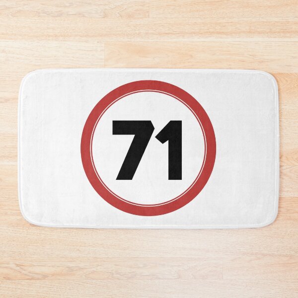 Item preview, Speed limit 71, happy 71st birthday designed and sold by Wolagno.