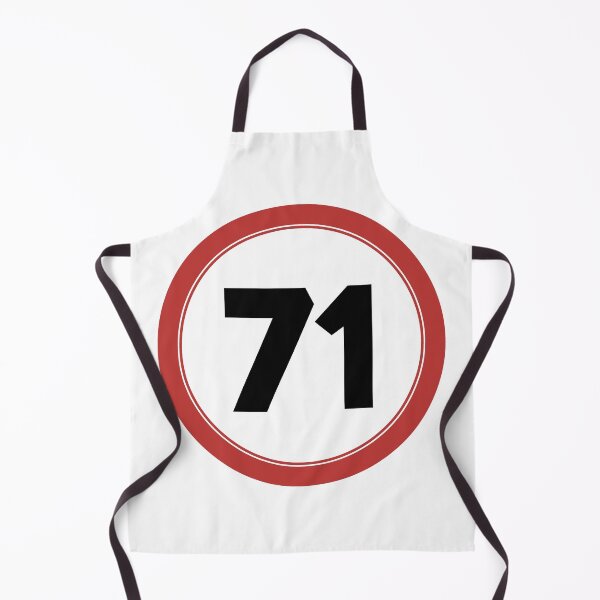 Item preview, Speed limit 71, happy 71st birthday designed and sold by Wolagno.