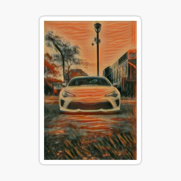 Vista previa del artículo con la obra «Toyota GT86», diseñado y vendido por OrangeCars.
