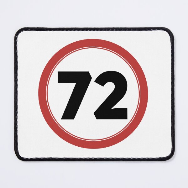 Item preview, Speed limit 72, happy 72nd birthday designed and sold by Wolagno.