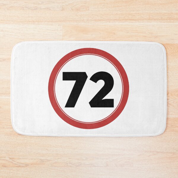 Item preview, Speed limit 72, happy 72nd birthday designed and sold by Wolagno.
